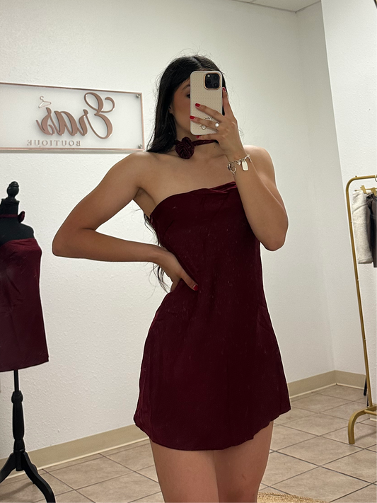 Wine dress